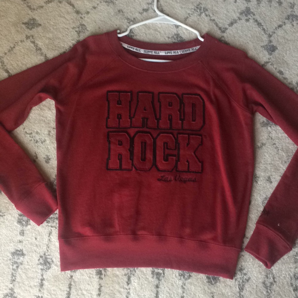 New - Hard Rock Cafe LV sweatshirt - Small - red